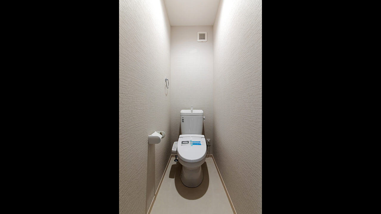 アパート内観、トイレの写真